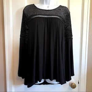 JohnPaulRichard black blouse top